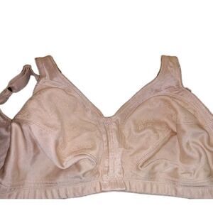 Underscore 93677 Light Beige Nylon Wireless Bra Size 40D‎